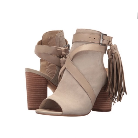 Sam Edelman Shoes - Sam Edelman Vermont PeepToe LeatherTassel Bootie